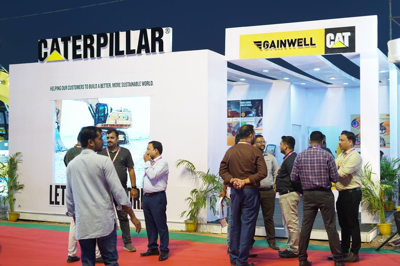 Expo Caterpillar Booth at Odisha Mining & Infrastructure International Expo