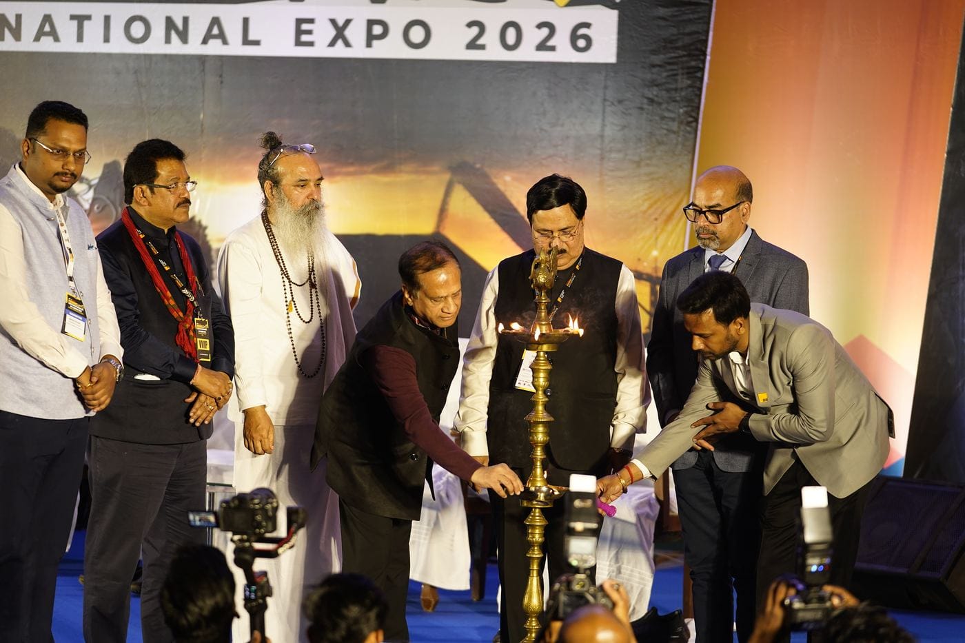 Expo Inaugural Lamp Lighting 2026 at Odisha Mining & Infrastructure International Expo