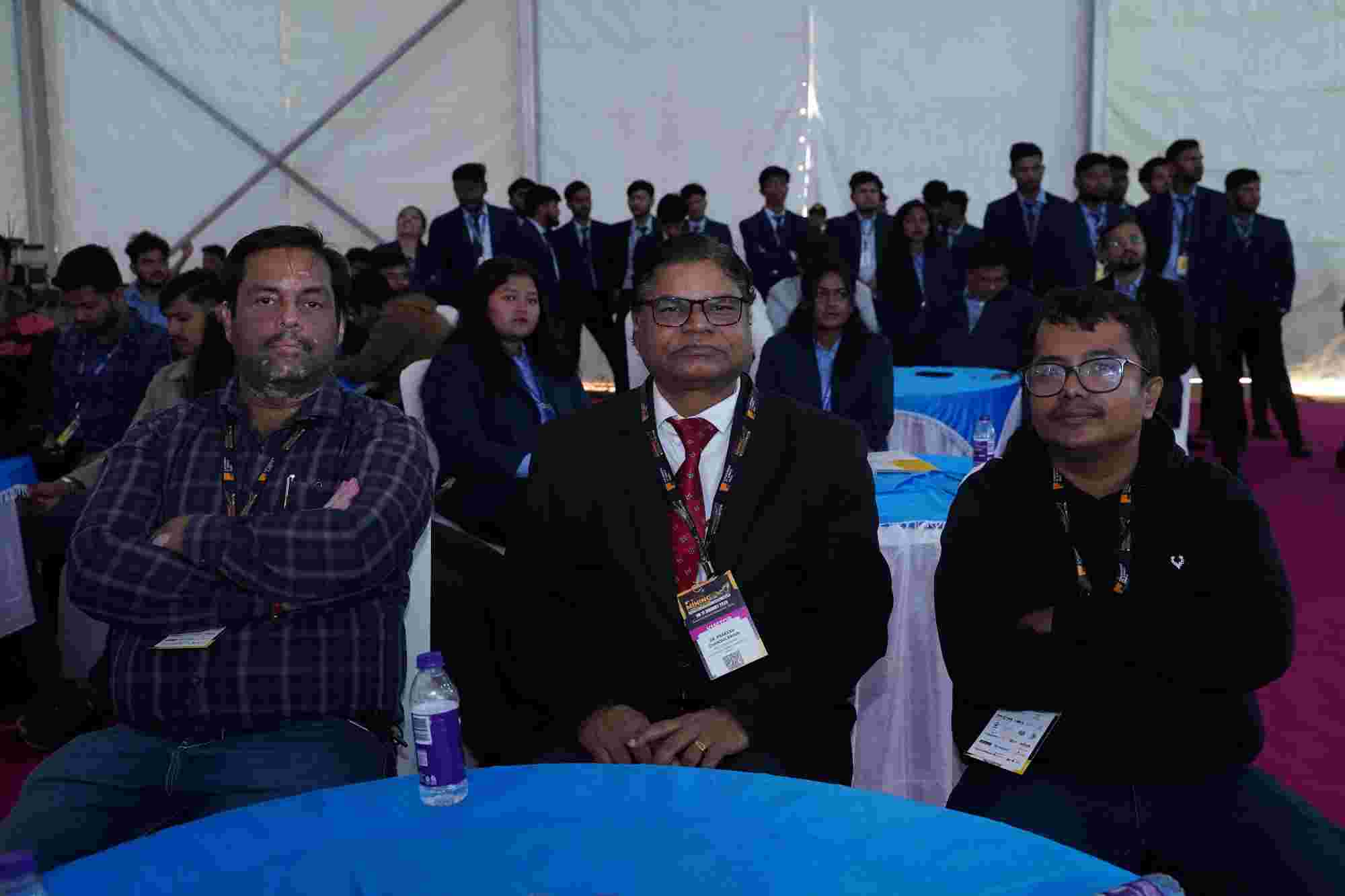Business meetings at the Odisha Mining Expo